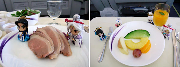 中華航空機内食（洋食コース）